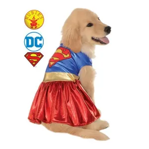 Supergirl Pet Costume Size Xl