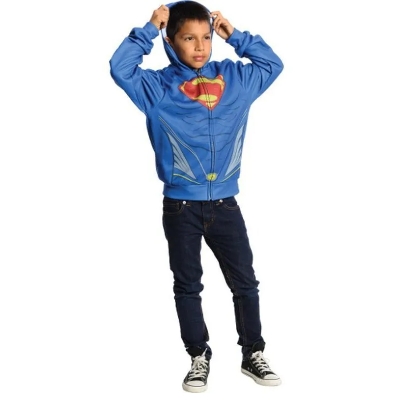 Superman Hoodie Costume Size S