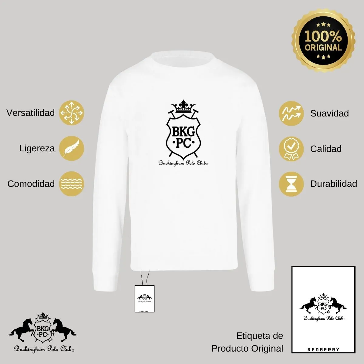 Sweater Suéter Hombre Buckingham Polo Club BKG PC