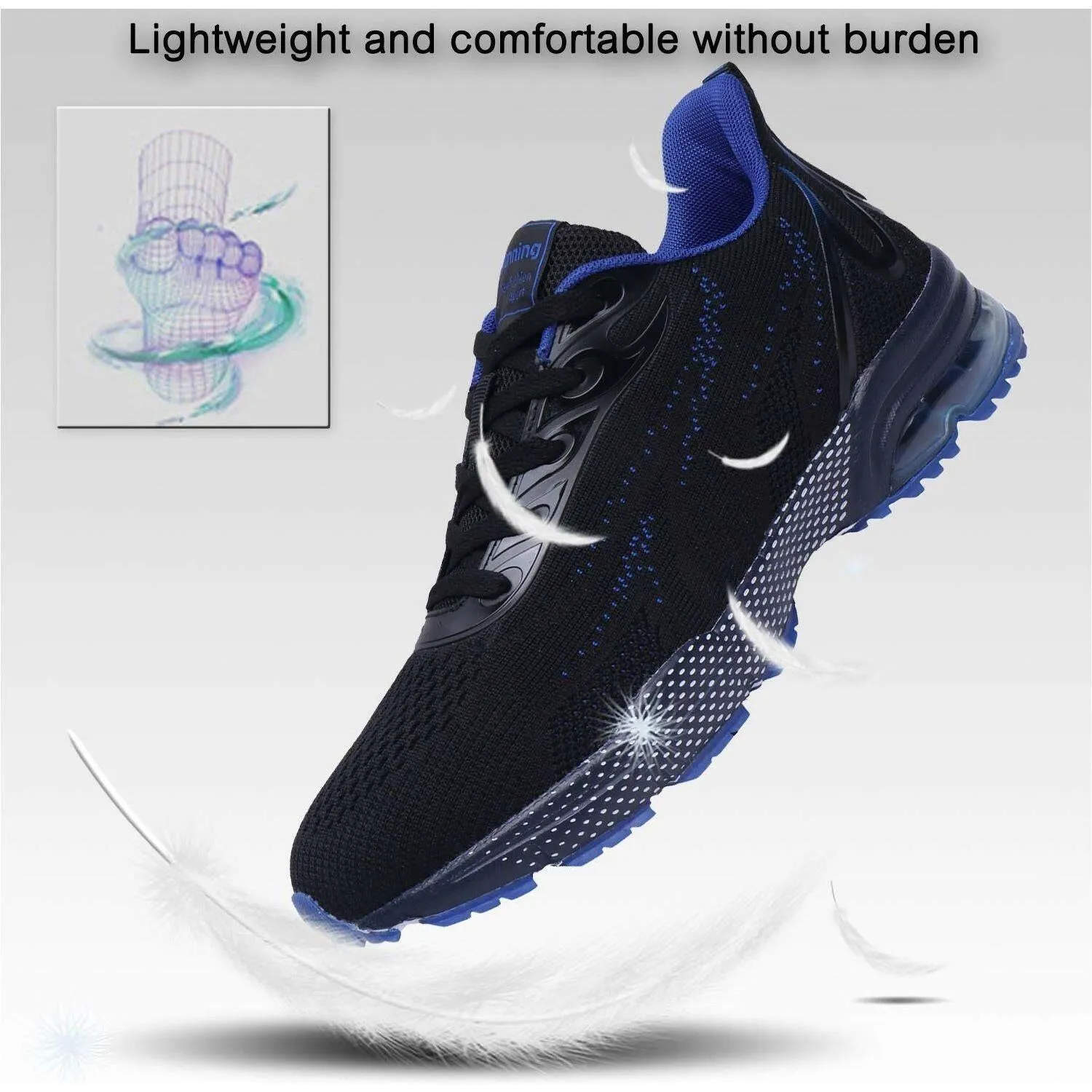 SYKT Running Shoes Mens Womens Fashion Sneakers Tennis Sports Casual Walking Athletic Fitness Indoor and Outdoor Shoes