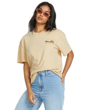 T-shirt Oversized pour femmes Billabong - SUN PHASED SS TEE