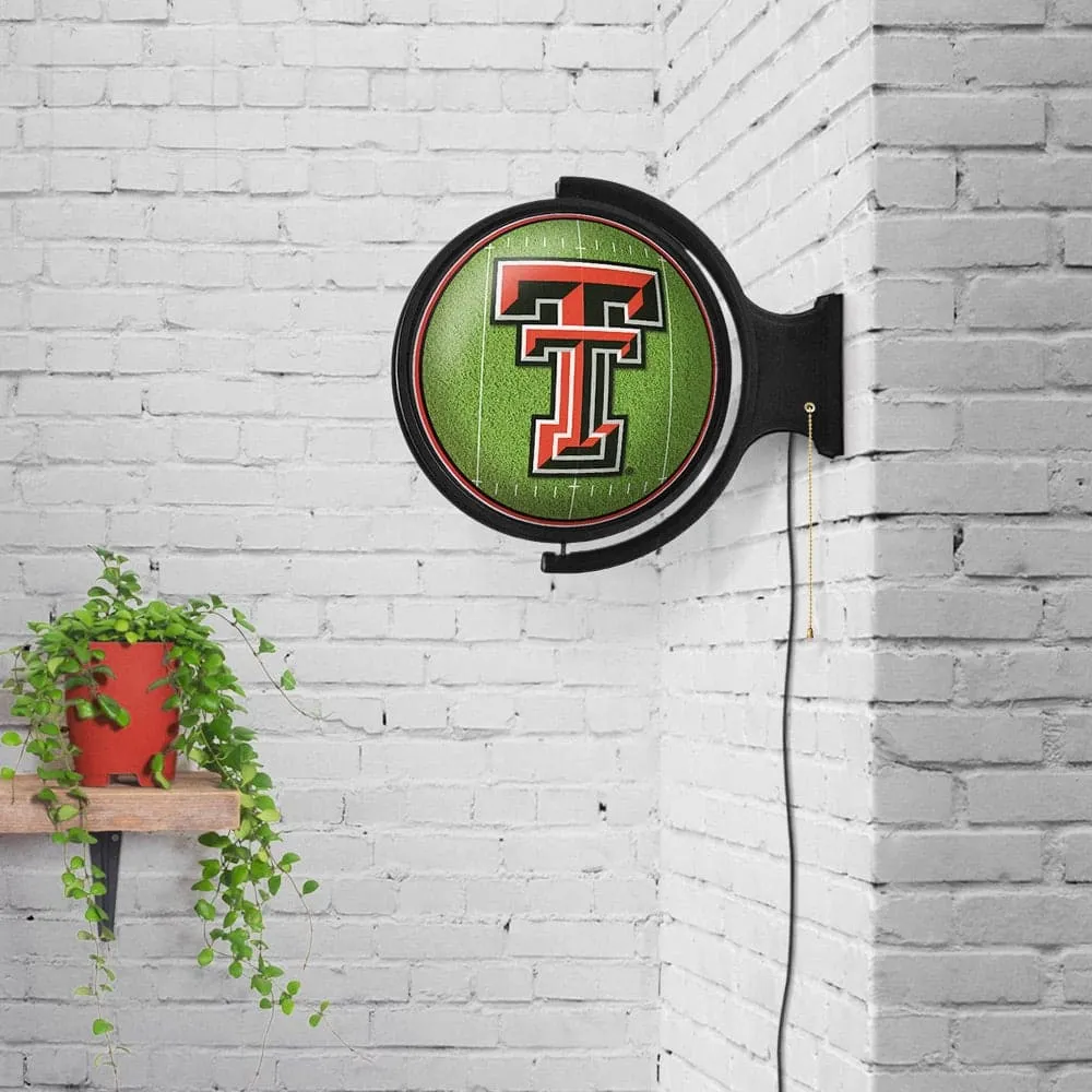 Texas Tech Red Raiders: On the 50 - Rotating Lighted Wall Sign