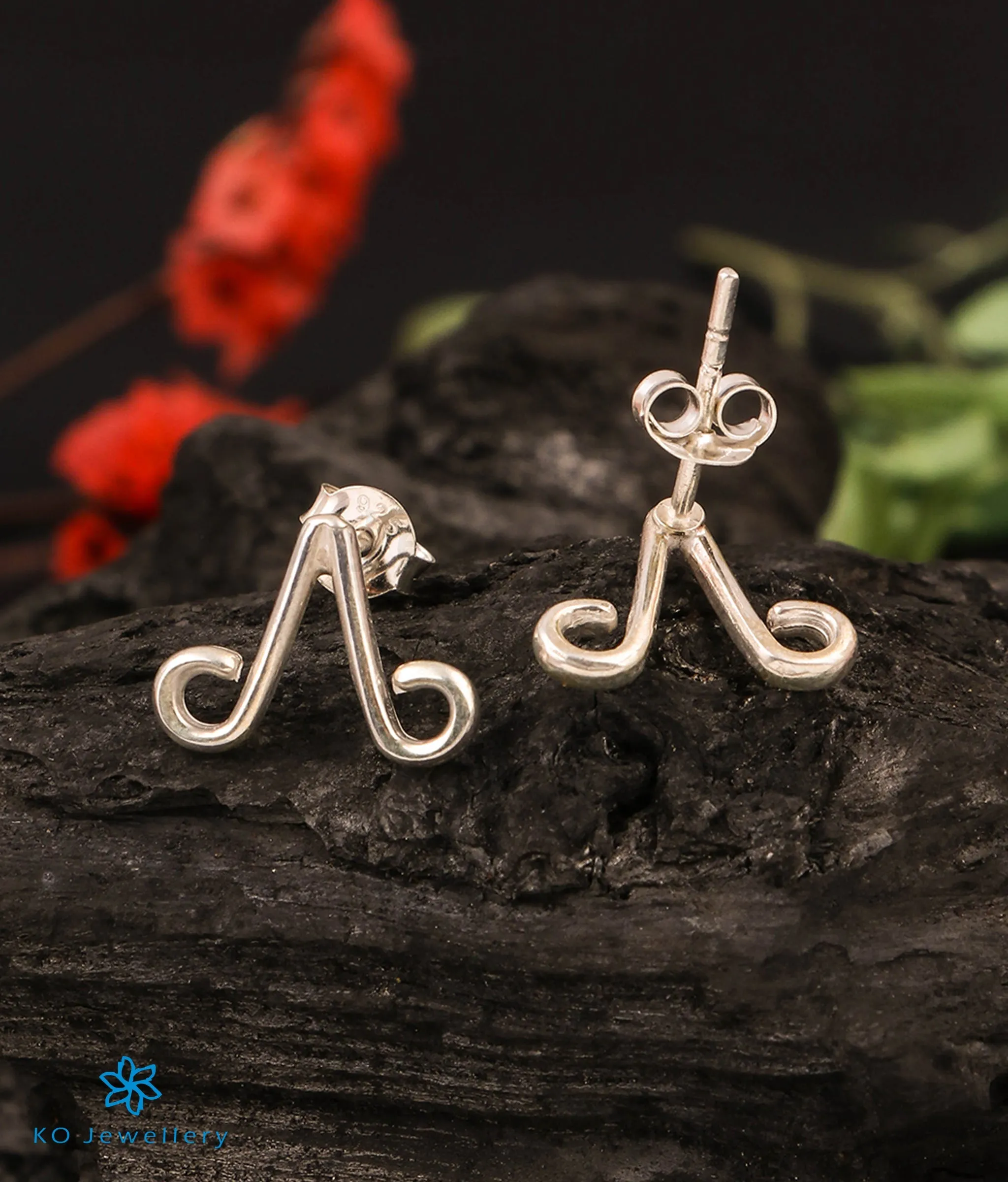 The Aries Zodiac Silver Earring