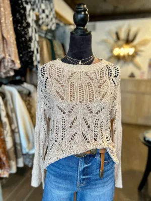 The Megan Top |Oatmeal|