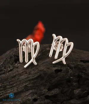 The Virgo Zodiac Silver Earring