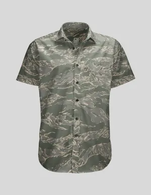 Tiger Camo Button Down