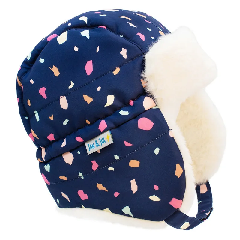Toasty-Dry Trapper Hat | Terrazzo