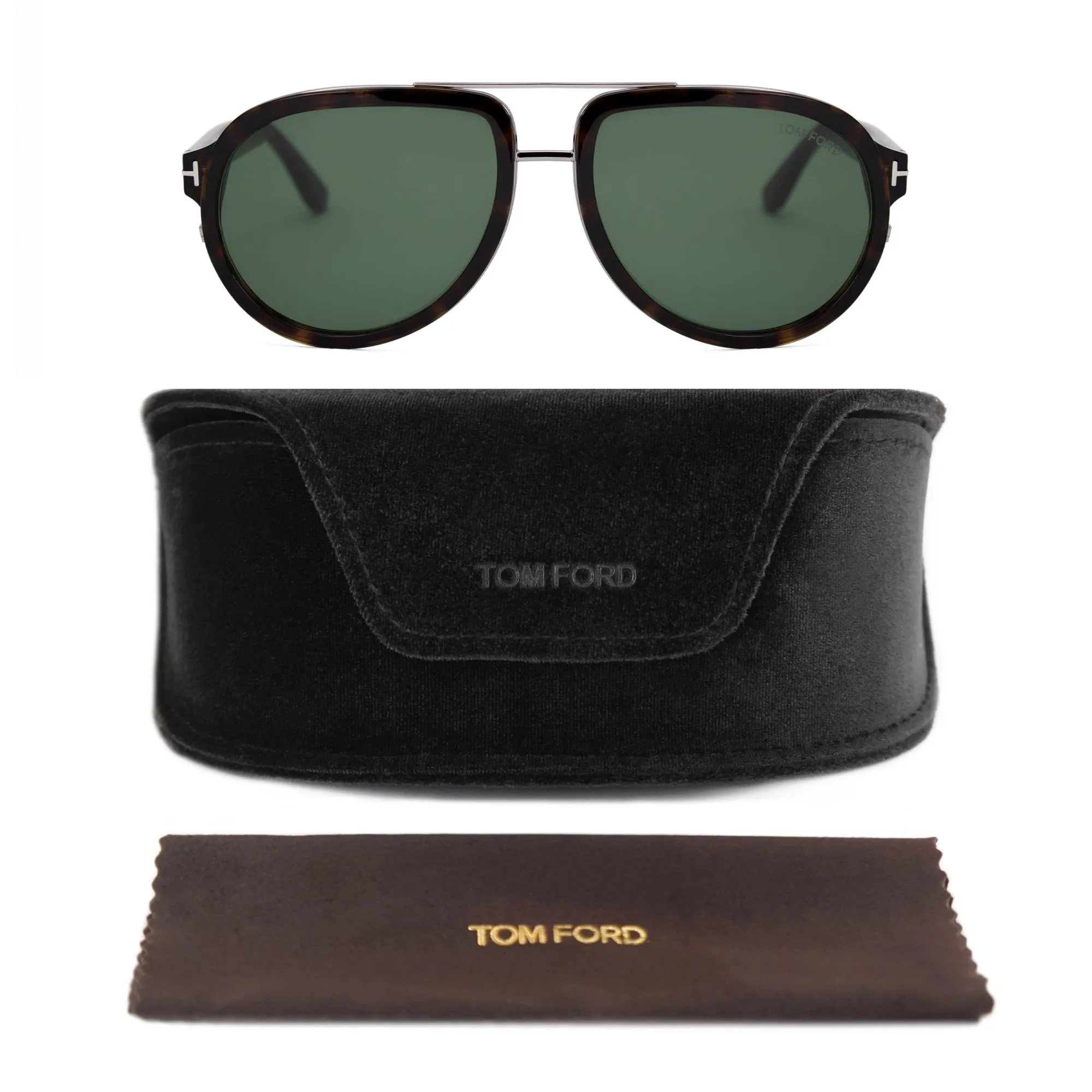 Tom Ford Geoffrey Aviator Sunglasses FT0779 52N 58