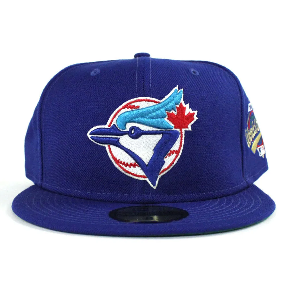 Toronto Blue Jays 1993 World Series 59Fifty New Era Fitted Hats (Blue Green Under Brim)