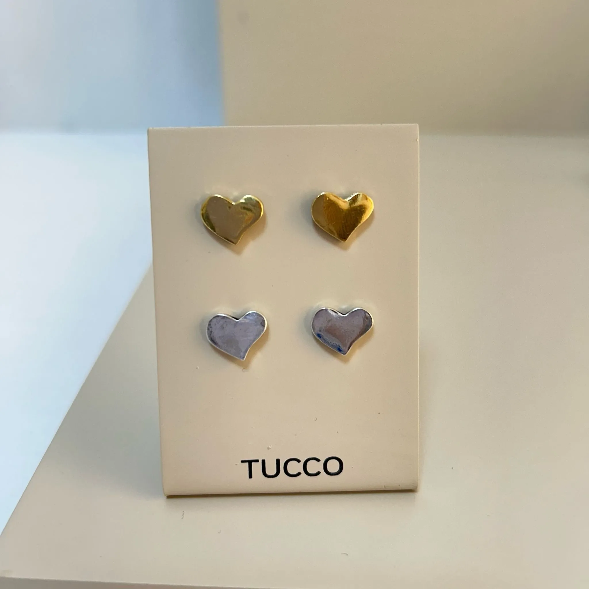 Tucco heart earrings