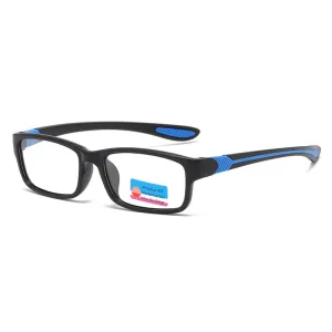 TWO-COLOR FRAME SPORTS ANTI-BLUE LIGHT READING GLASSES