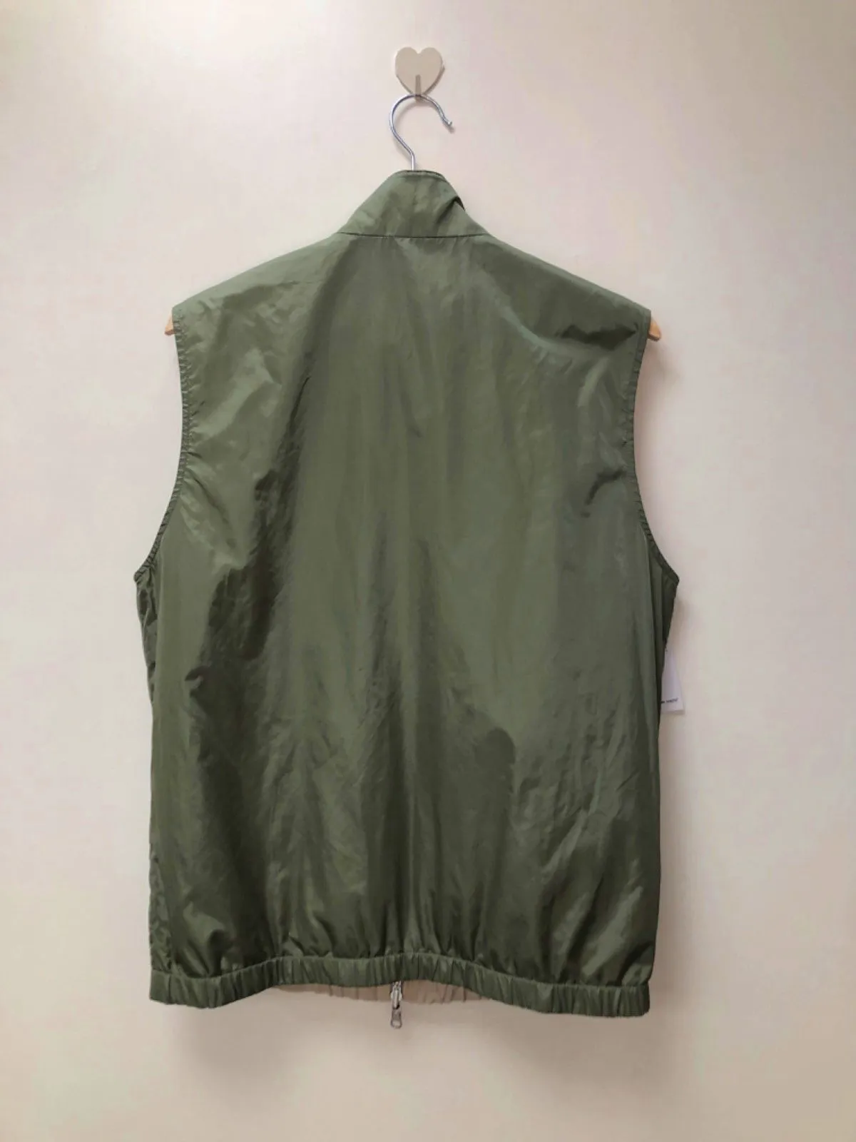 Unbranded Reversible Beige/Green Gilet Vest UK M