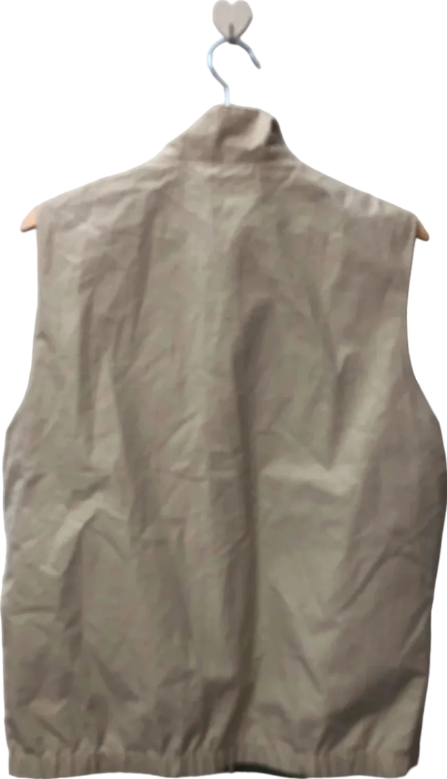 Unbranded Reversible Beige/Green Gilet Vest UK M