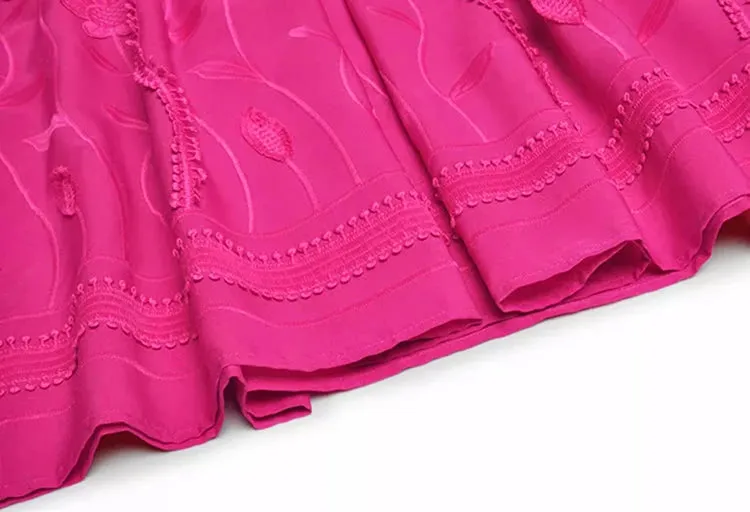 Unique V-Neck Lantern Sleeve Feathers Patchwork Elegant Party Dress
