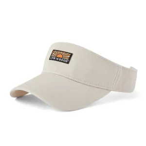 Unisex Retro Sunburst Chill Cap Visor - 132743