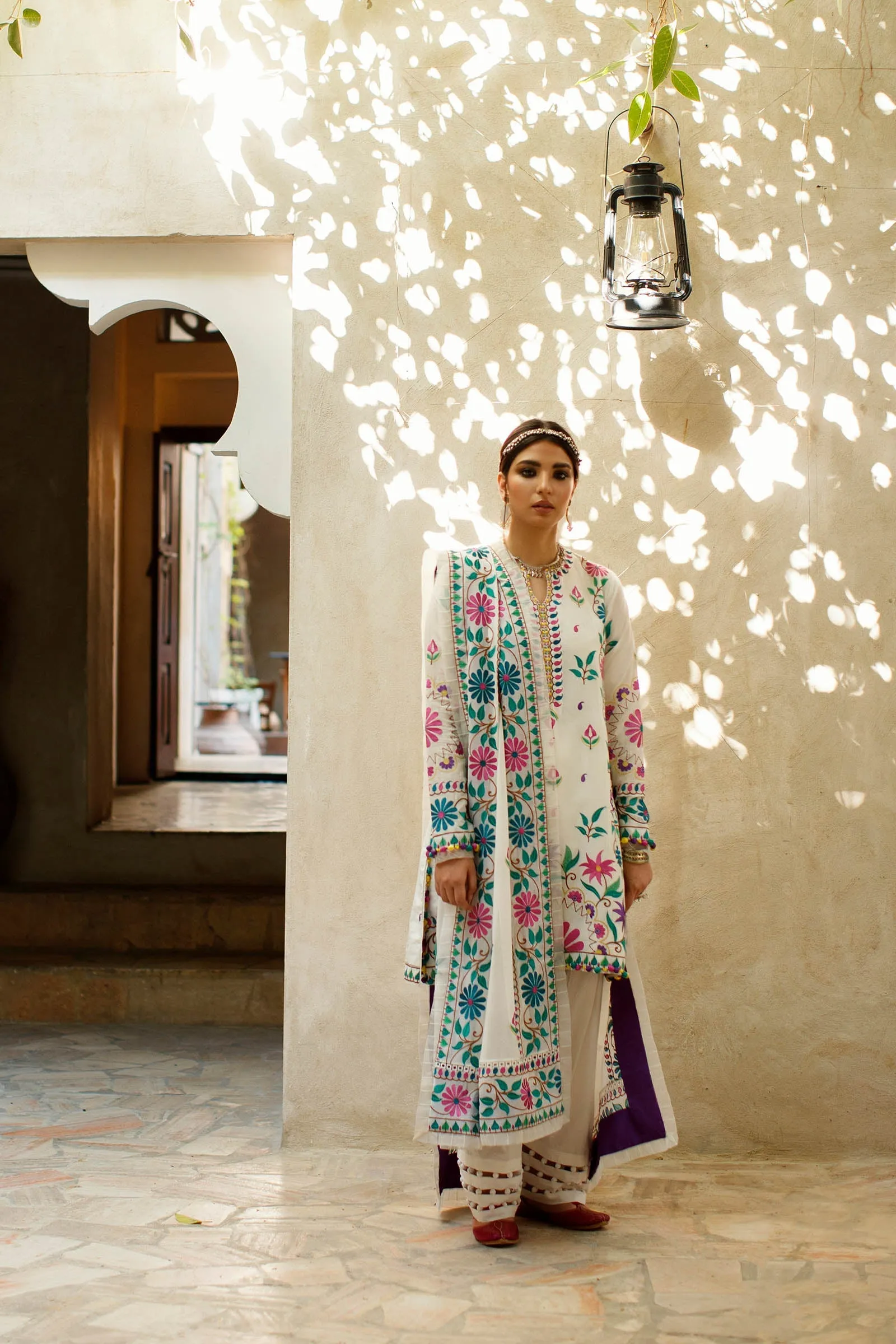 URSIYA (ZL22-07 B) | Zaha Summer Lawn Collection 2022 | Unstitched Embroidered Lawn Suits