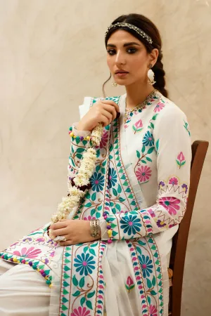 URSIYA (ZL22-07 B) | Zaha Summer Lawn Collection 2022 | Unstitched Embroidered Lawn Suits