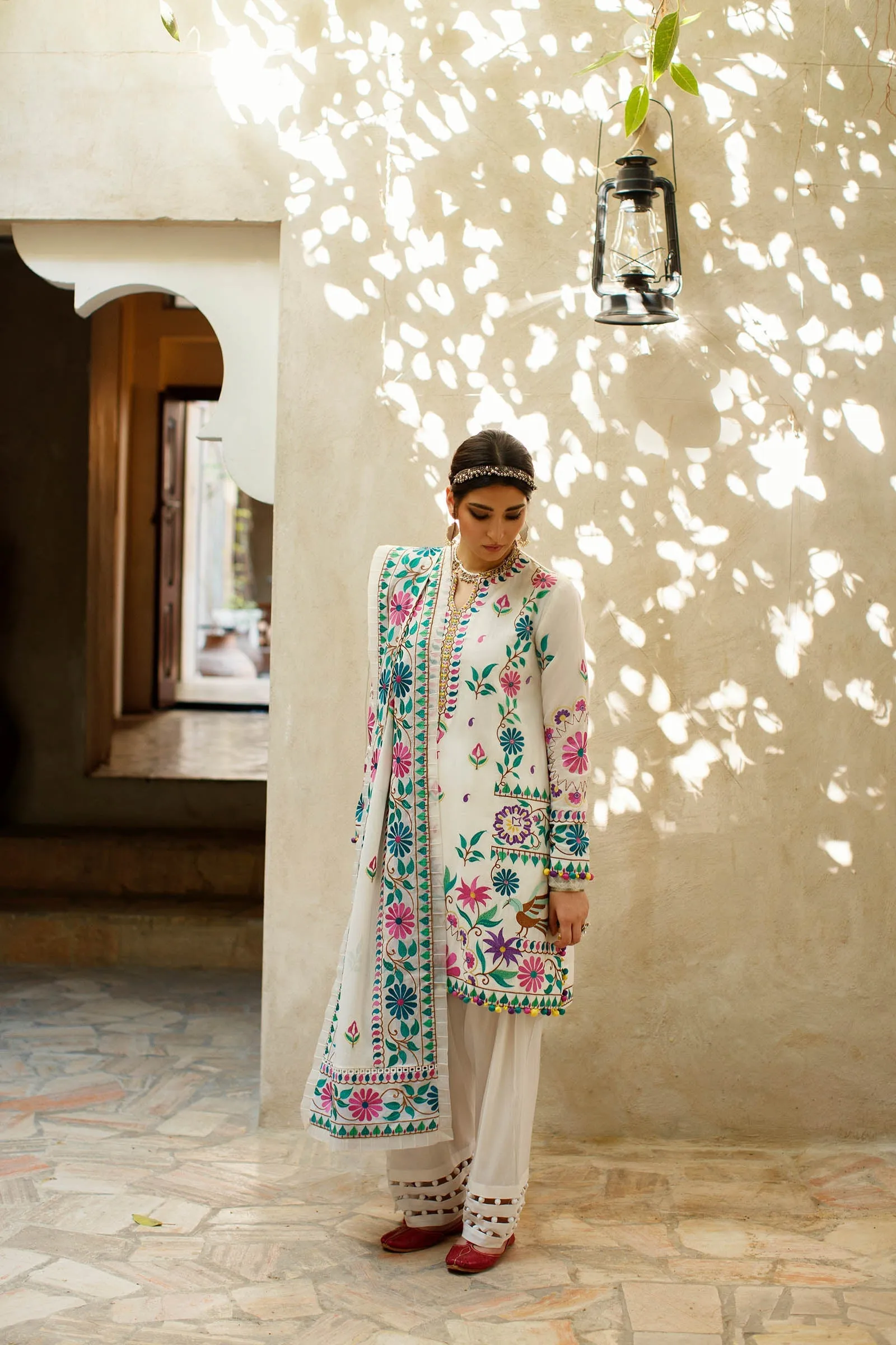 URSIYA (ZL22-07 B) | Zaha Summer Lawn Collection 2022 | Unstitched Embroidered Lawn Suits