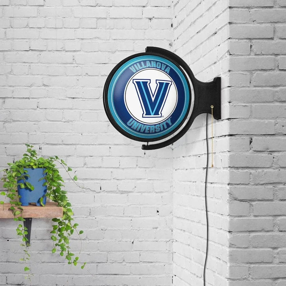 Villanova Wildcats: Original Round Rotating Lighted Wall Sign