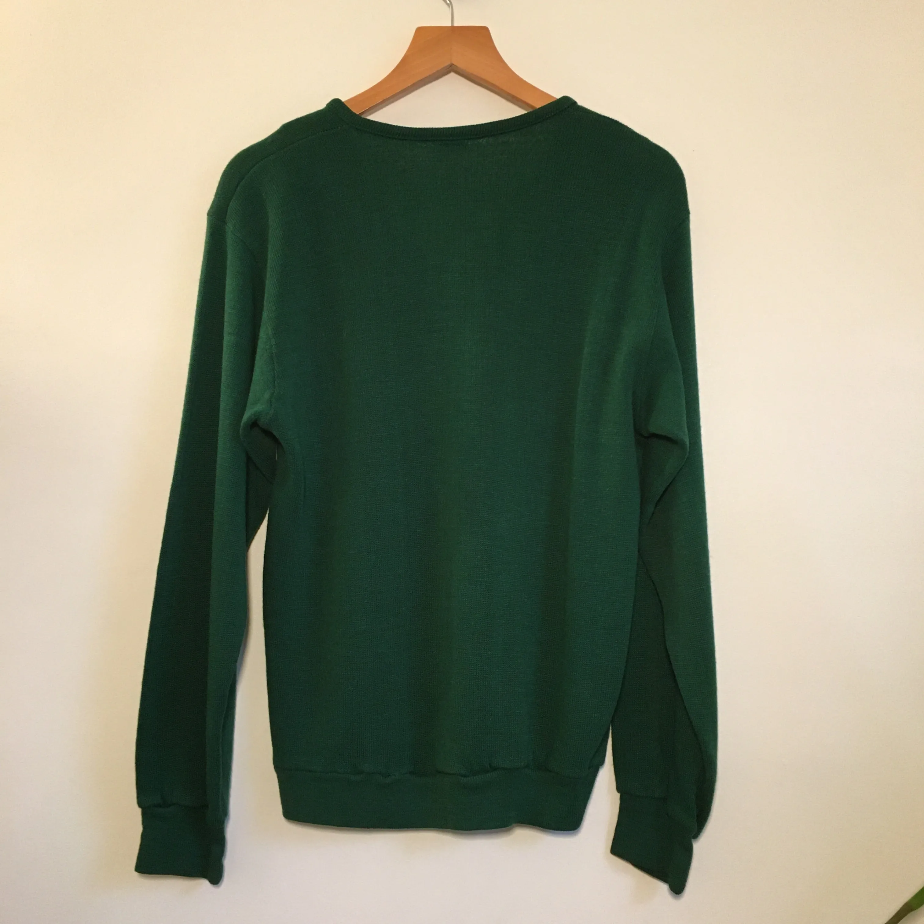 Vintage CHAMPION St Xavier v-neck sweater // size Medium