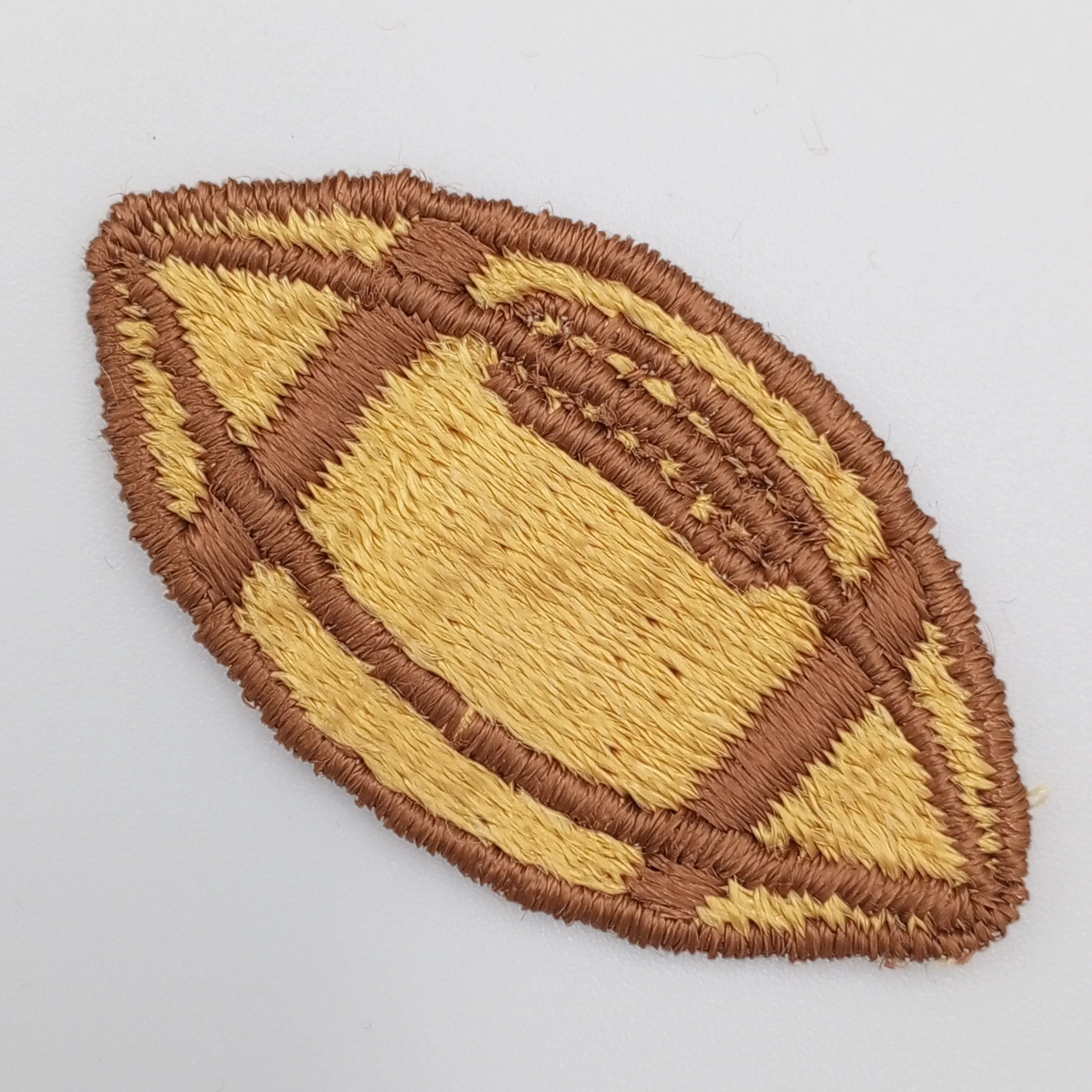 VINTAGE Football Patches Sports Soccer brown Embroidered Appliques Sewing Embellishments Football Badge for Jerseys Shirts Jackets Hats #906