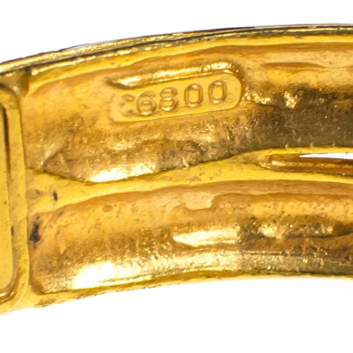 Vintage Original by Robert Orange Clamper Bangle Bracelet
