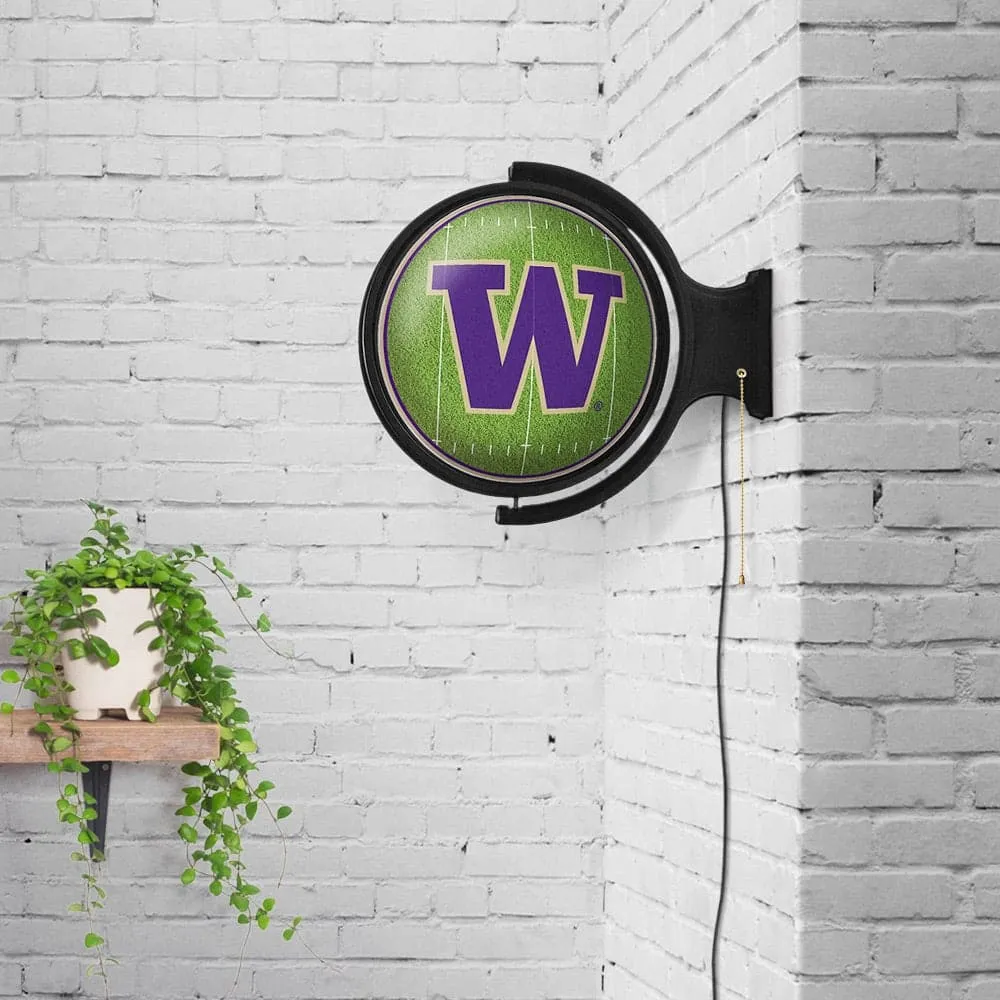 Washington Huskies: On the 50 - Rotating Lighted Wall Sign