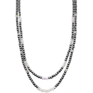 Western Navajo Pearl Glass Bead Layered Necklace
