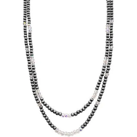 Western Navajo Pearl Glass Bead Layered Necklace