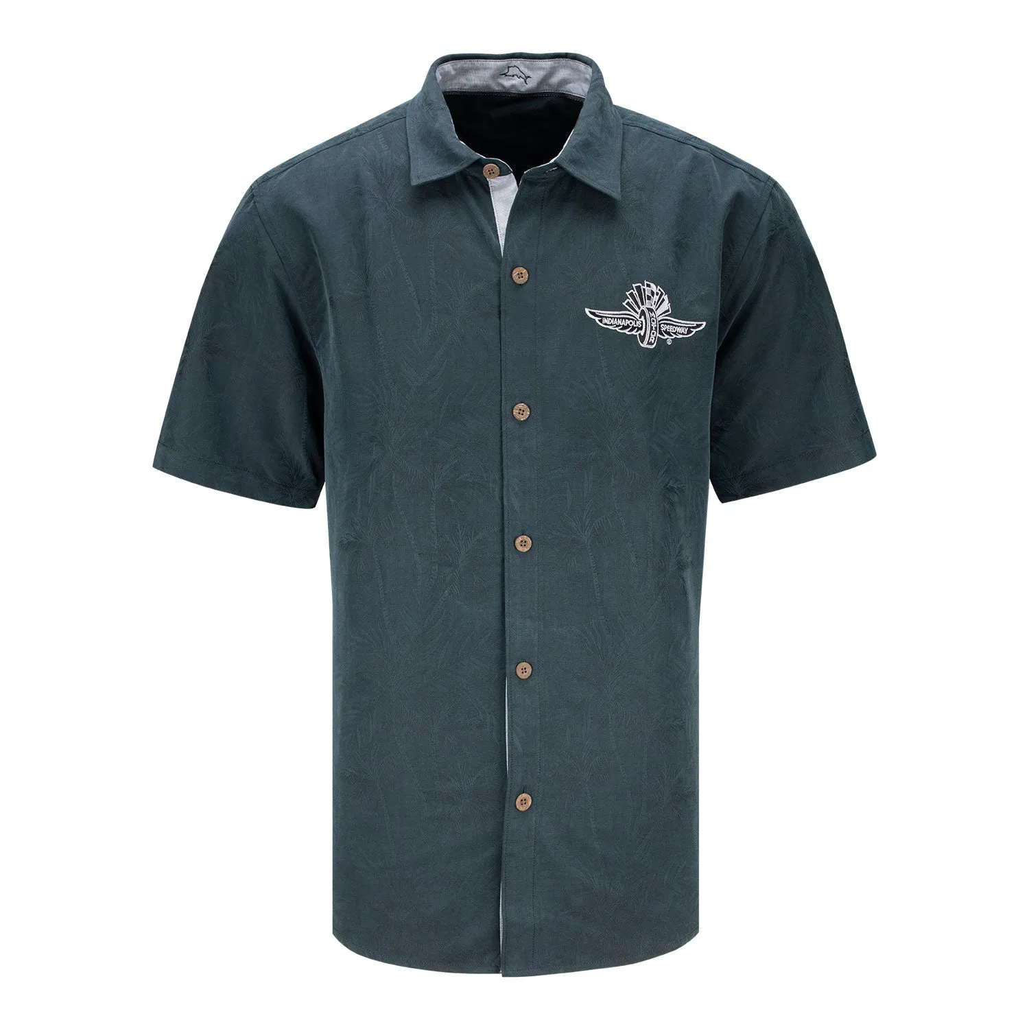 Wing and Wheel Tommy Bahama Coconut Point Palm Vista IslandZone® Camp Shirt