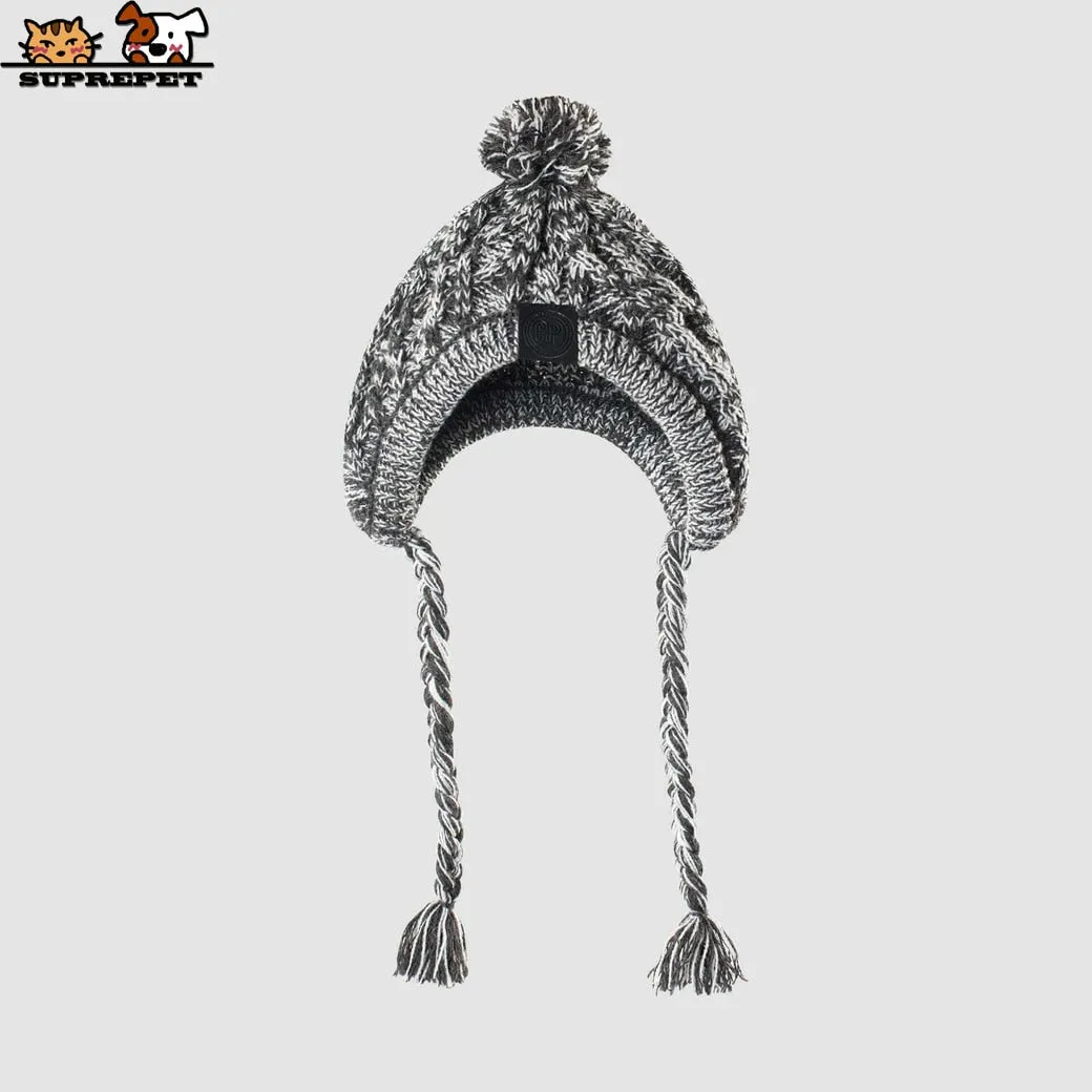 Winter Warm Dog Hats Windproof Knitting French Bulldog and small Doggies