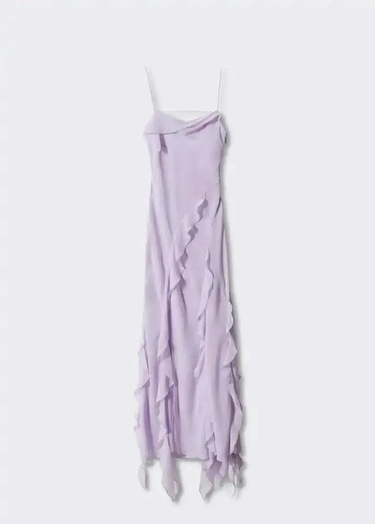 woman elegant sling dress fashion
