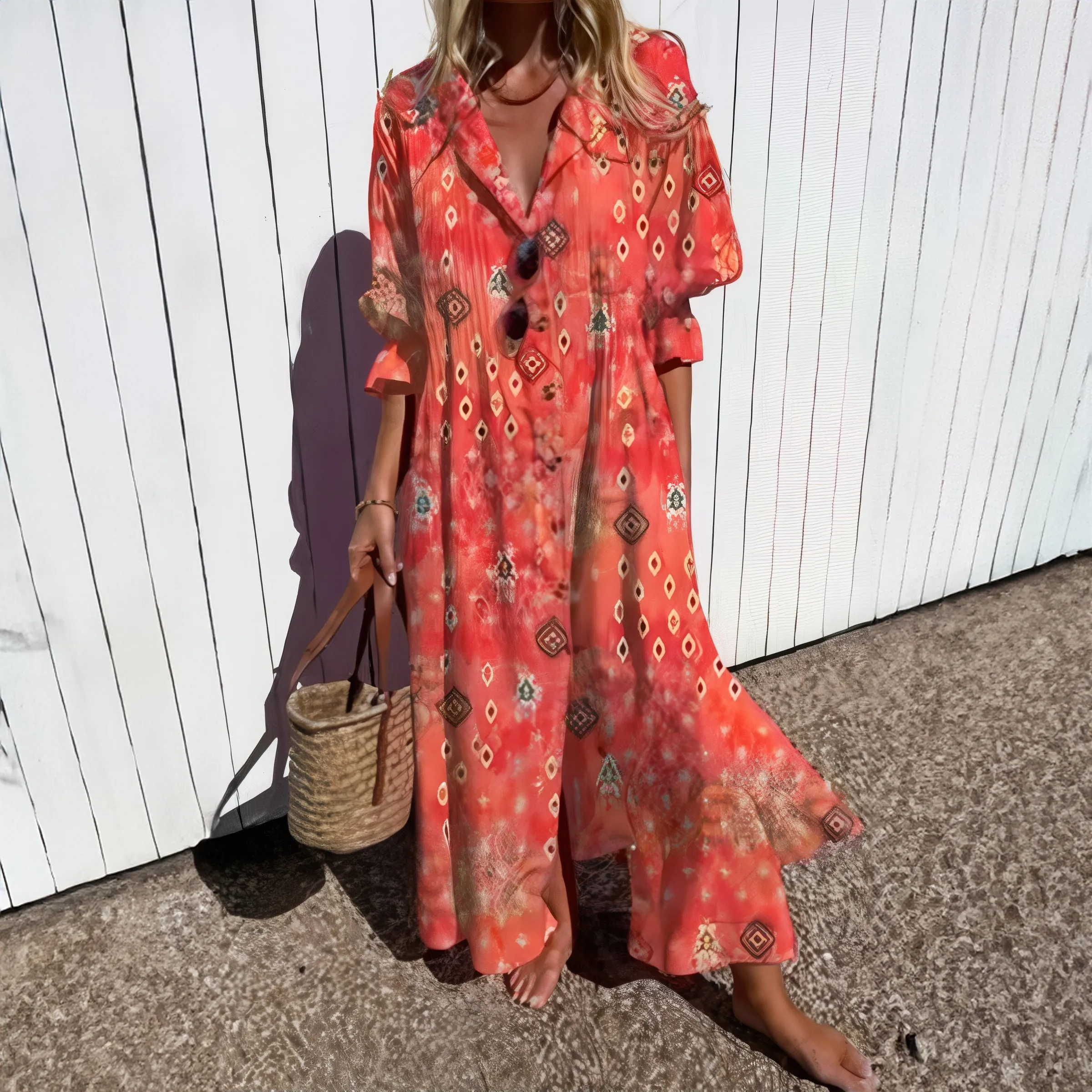 Women's Maxi Dress Bohemian Style