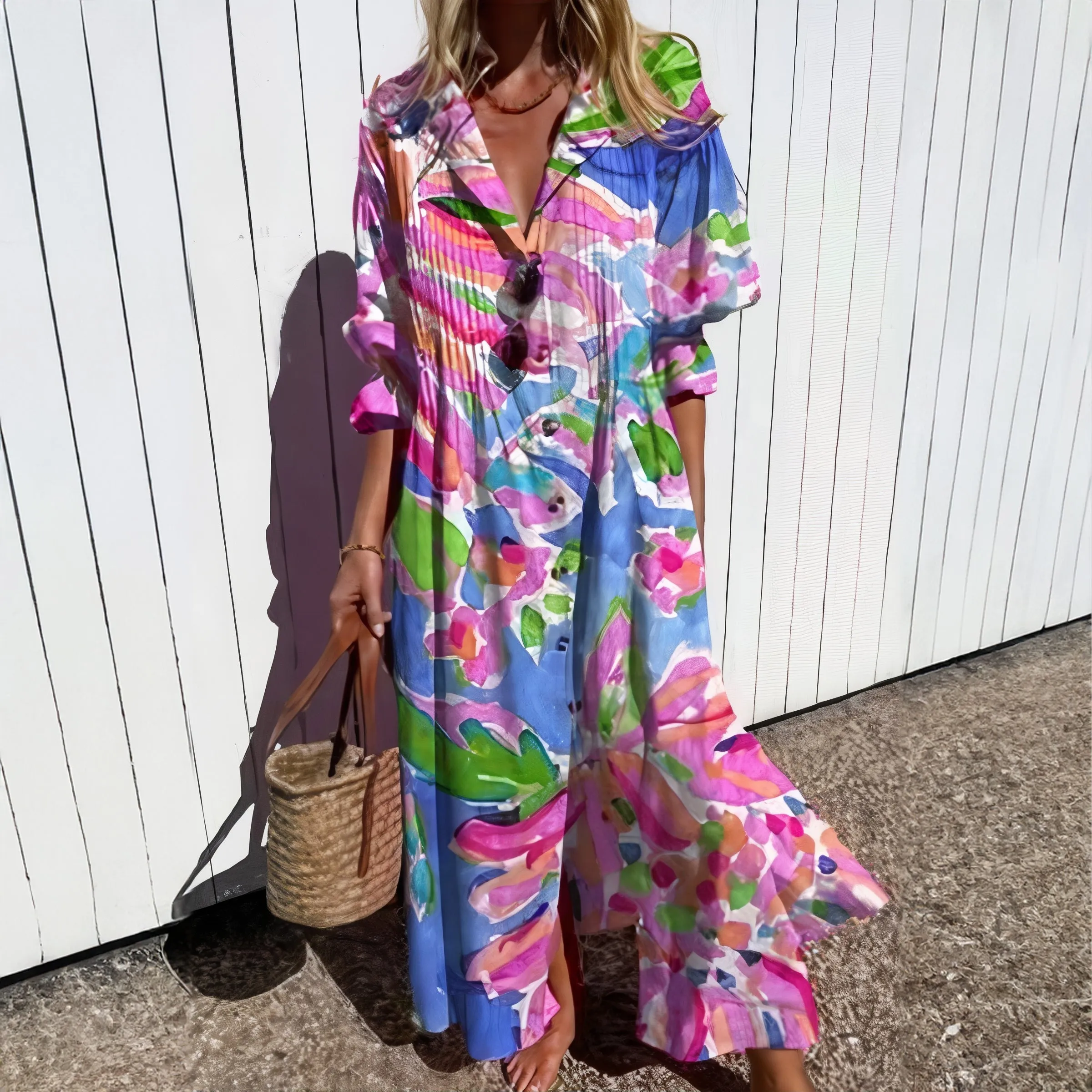 Women's Maxi Dress Bohemian Style