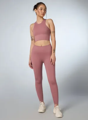 Women's Pink Versatile Seamless Co-ord Set