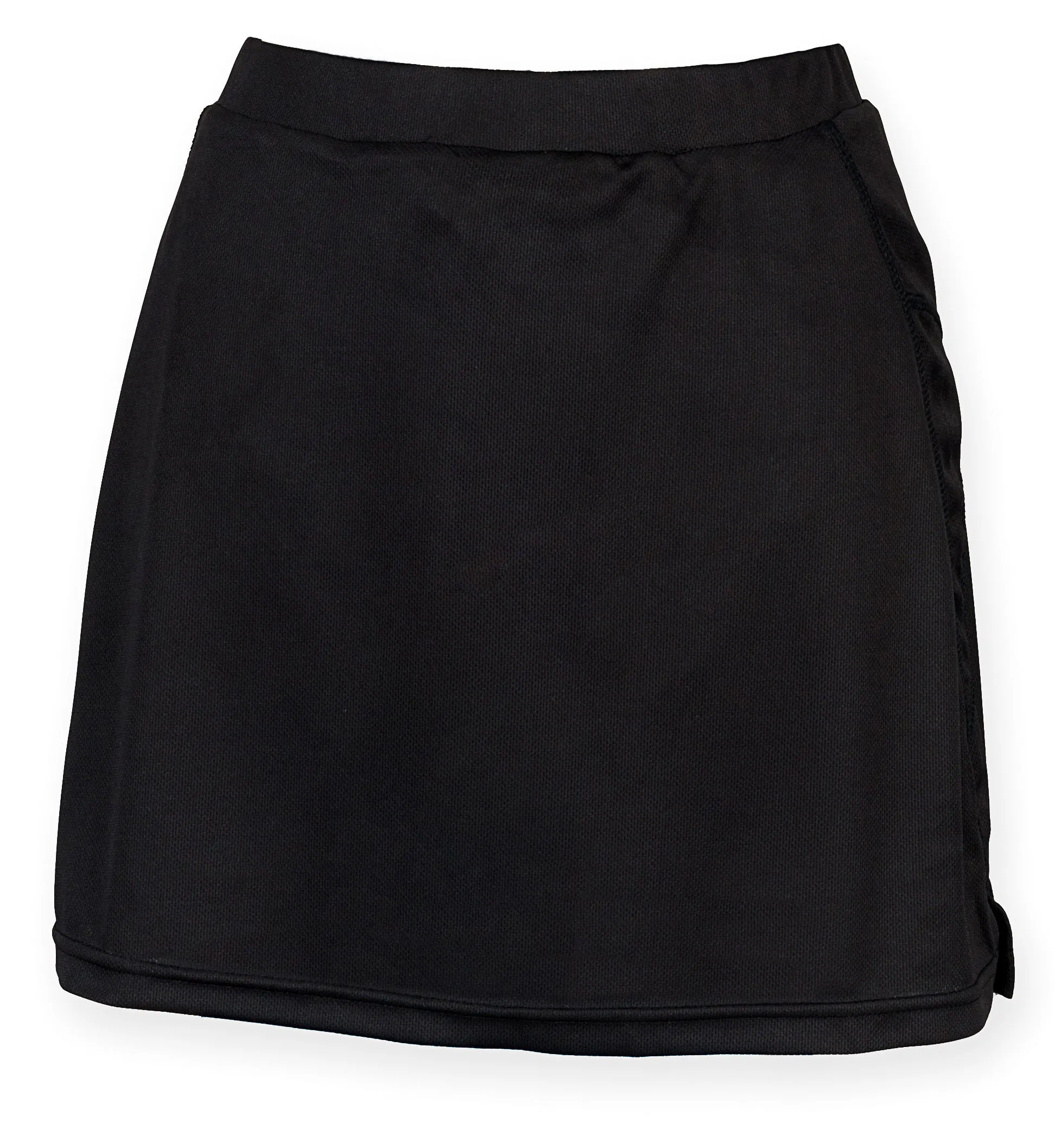 Women's skort with wicking finish
