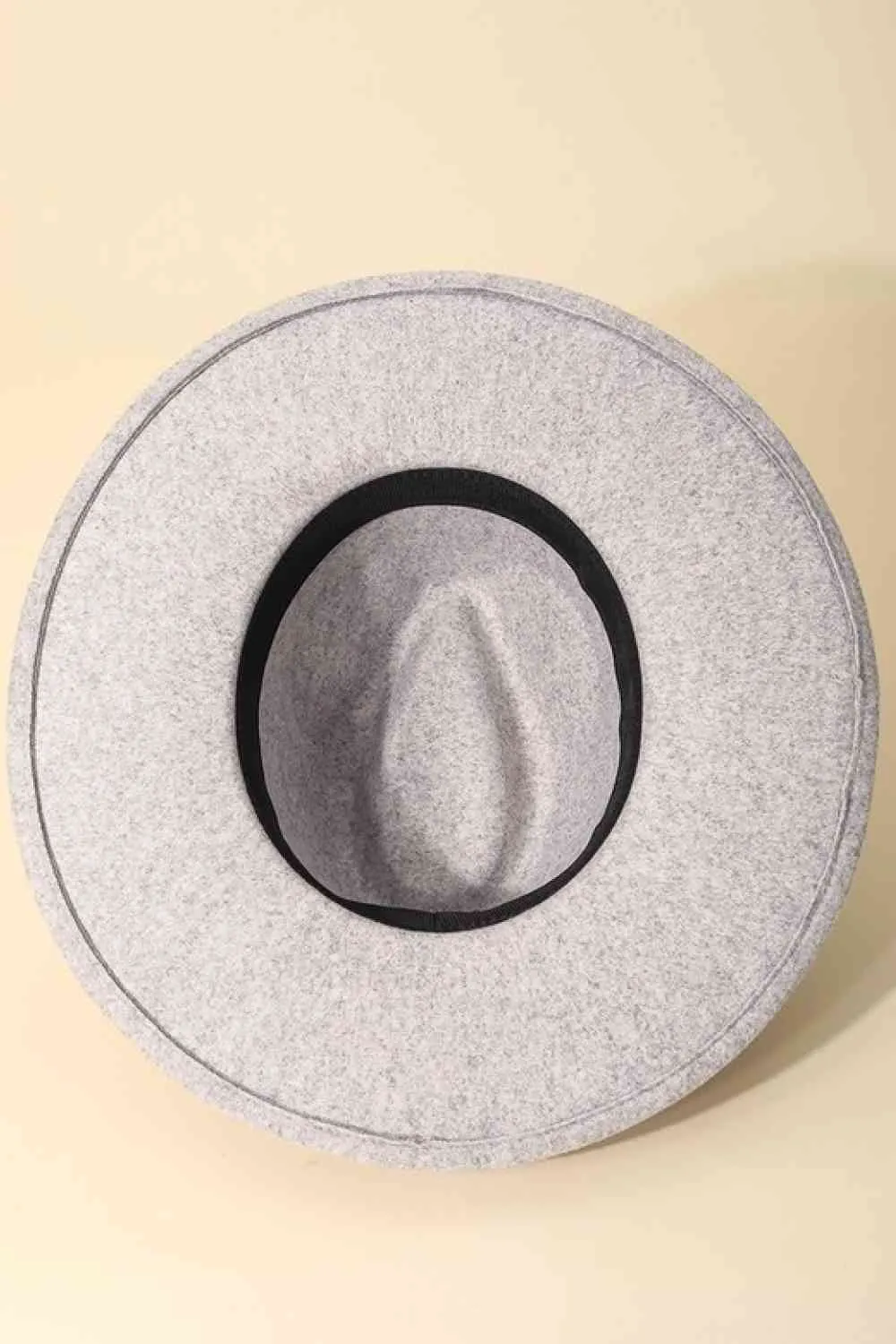 Woven Braided Strap Fedora