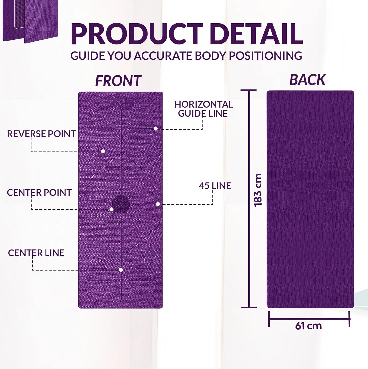XN8 TPE Yoga Mat 6mm
