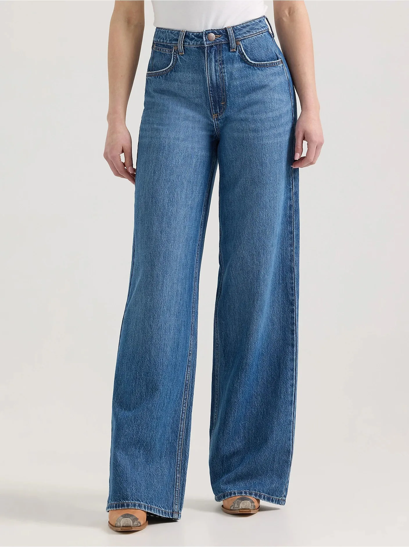 Yvette High Rise Wide Leg Jean