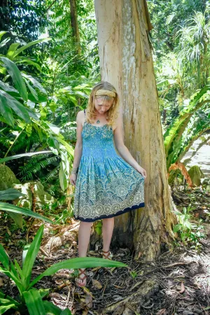 Zest Short Dress - Illuminate Aqua