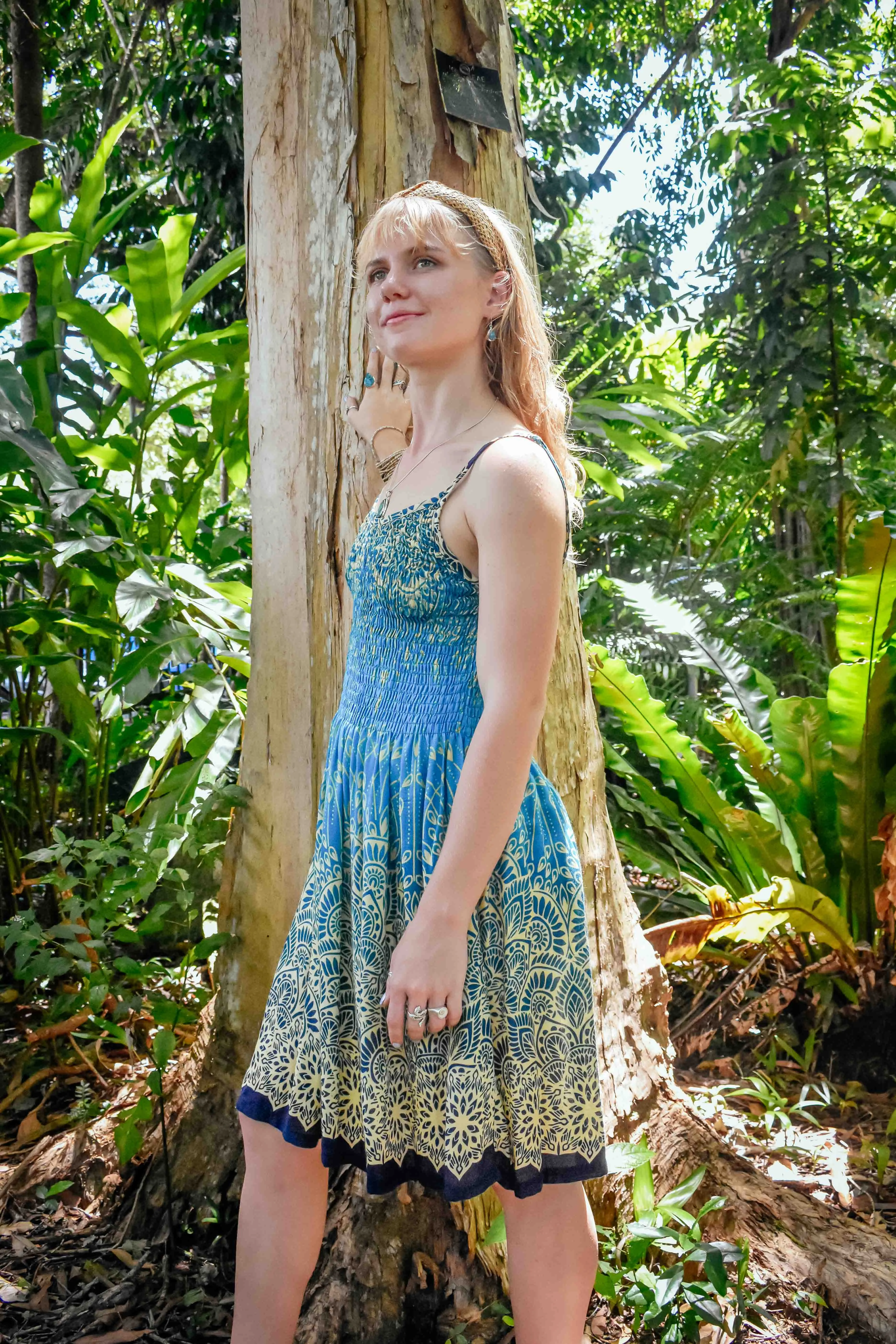 Zest Short Dress - Illuminate Aqua