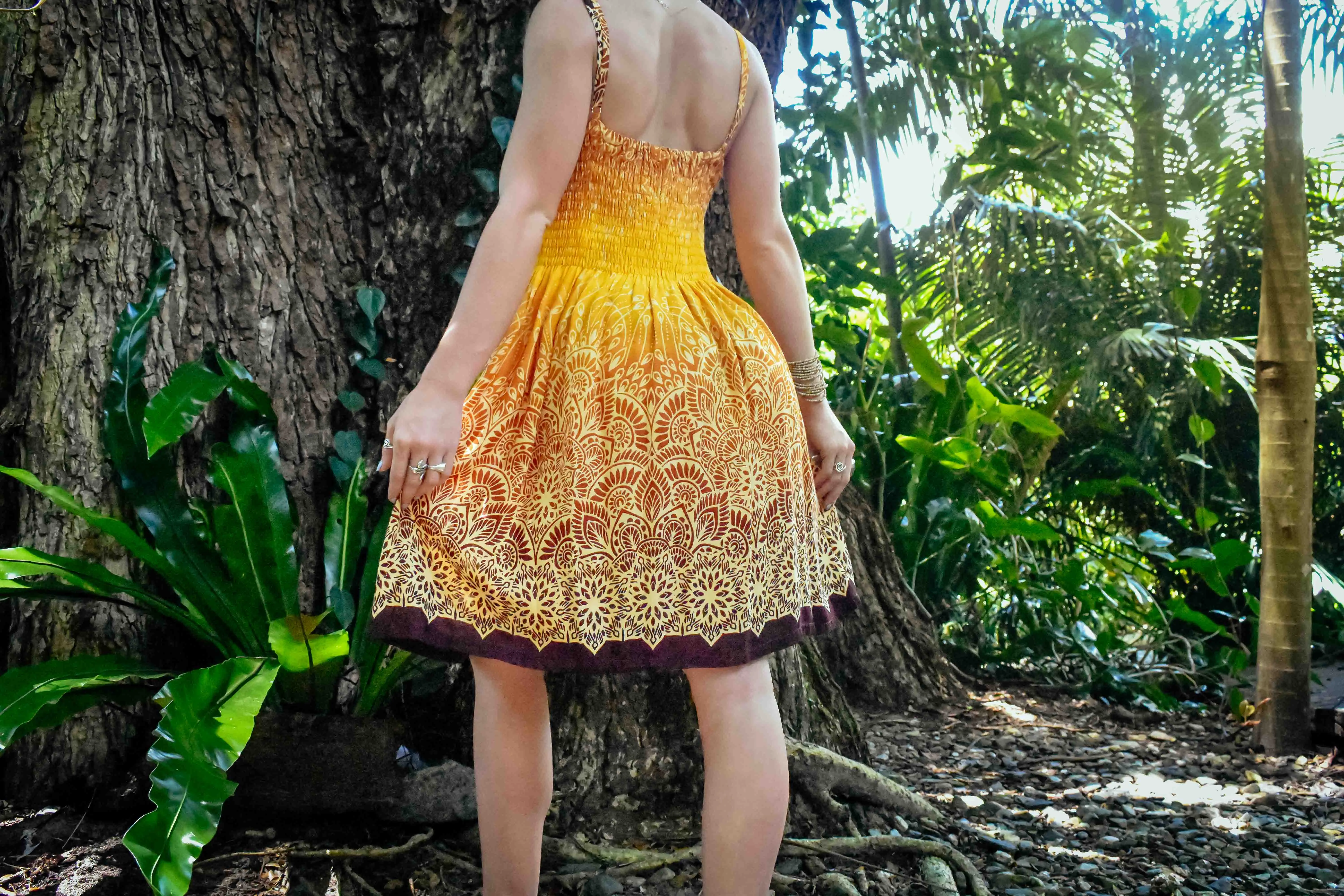Zest Short Dress - Illuminate Gold