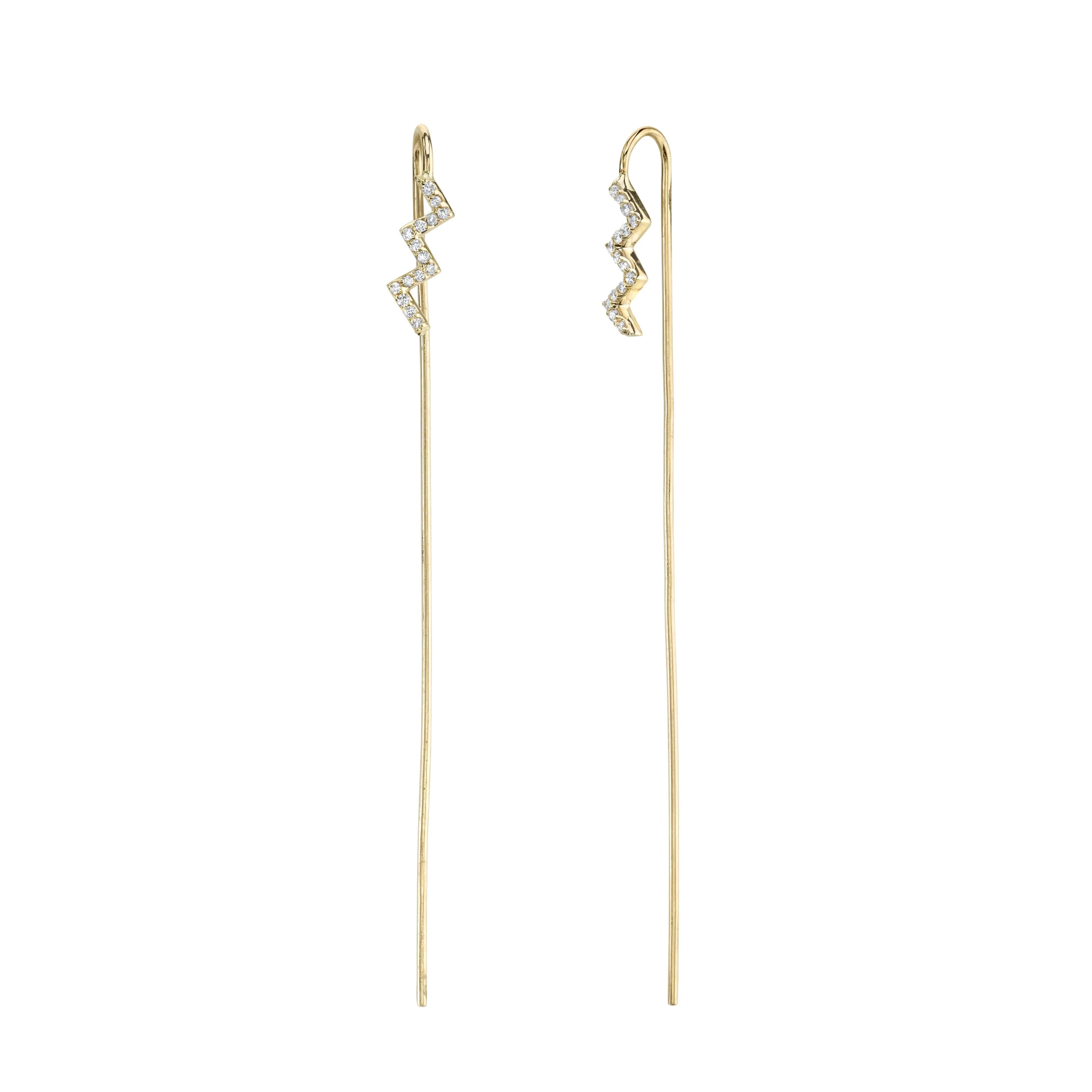 ZIGZAG WIRE EARRING