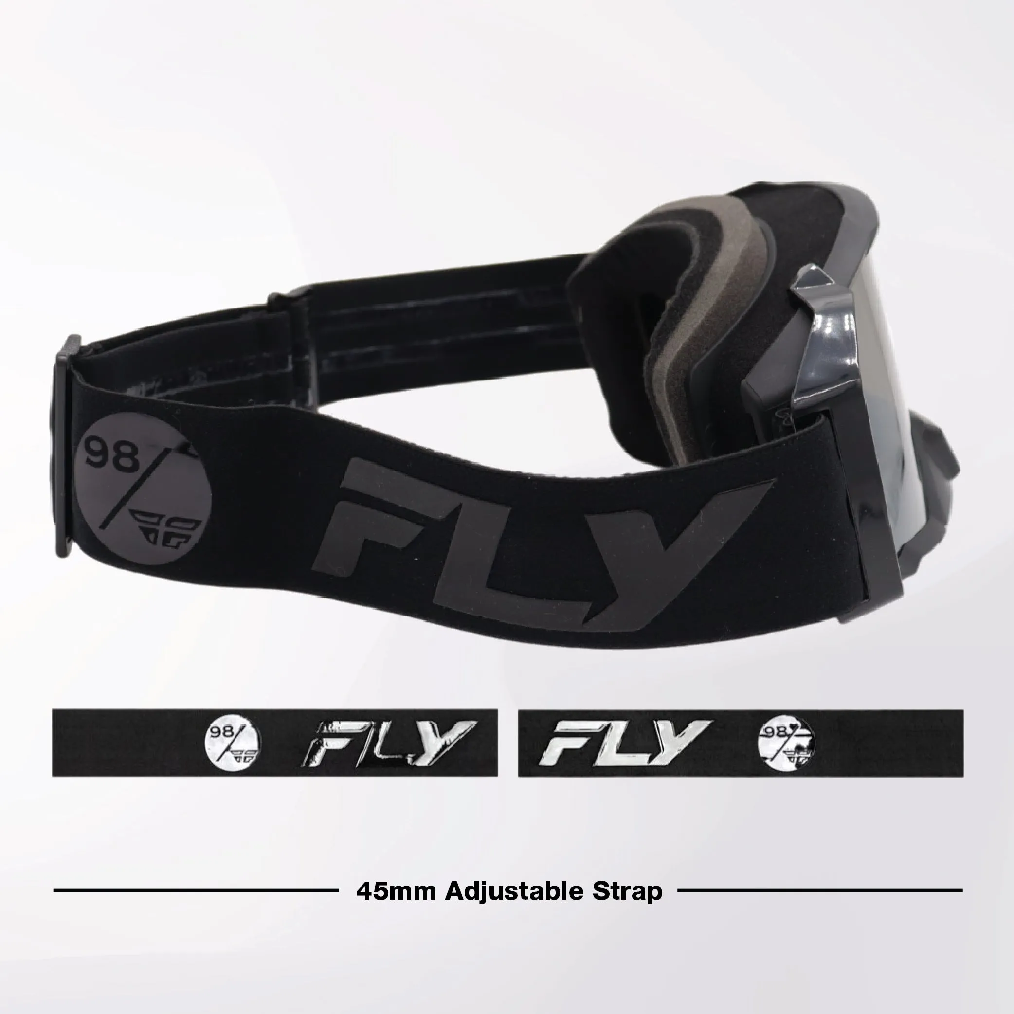 ZONE PRO GOGGLE BLACK/BLACK W/ BLACK MIRROR/SMOKE LENS