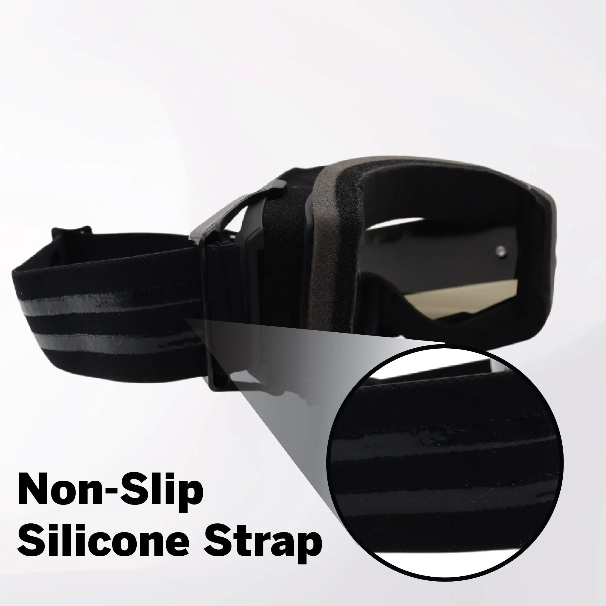 ZONE PRO GOGGLE BLACK/BLACK W/ BLACK MIRROR/SMOKE LENS